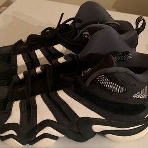 Adidas Kids Black and White Sneakers